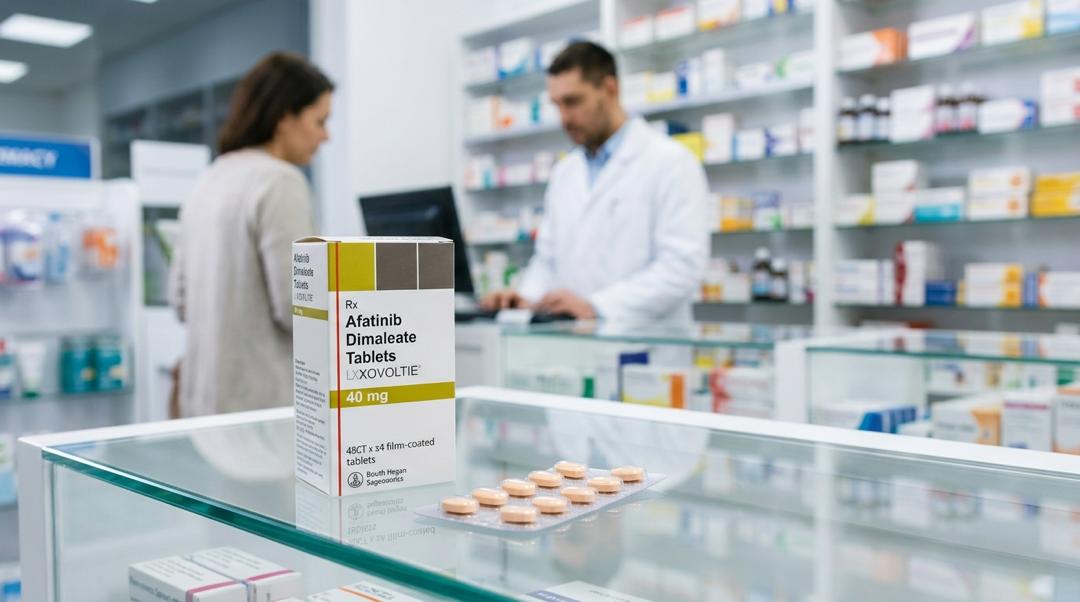 Afatinib Dimaleate Gilotrif 40mg tablets, Boehringer Ingelheim, EGFR-positive NSCLC targeted therapy