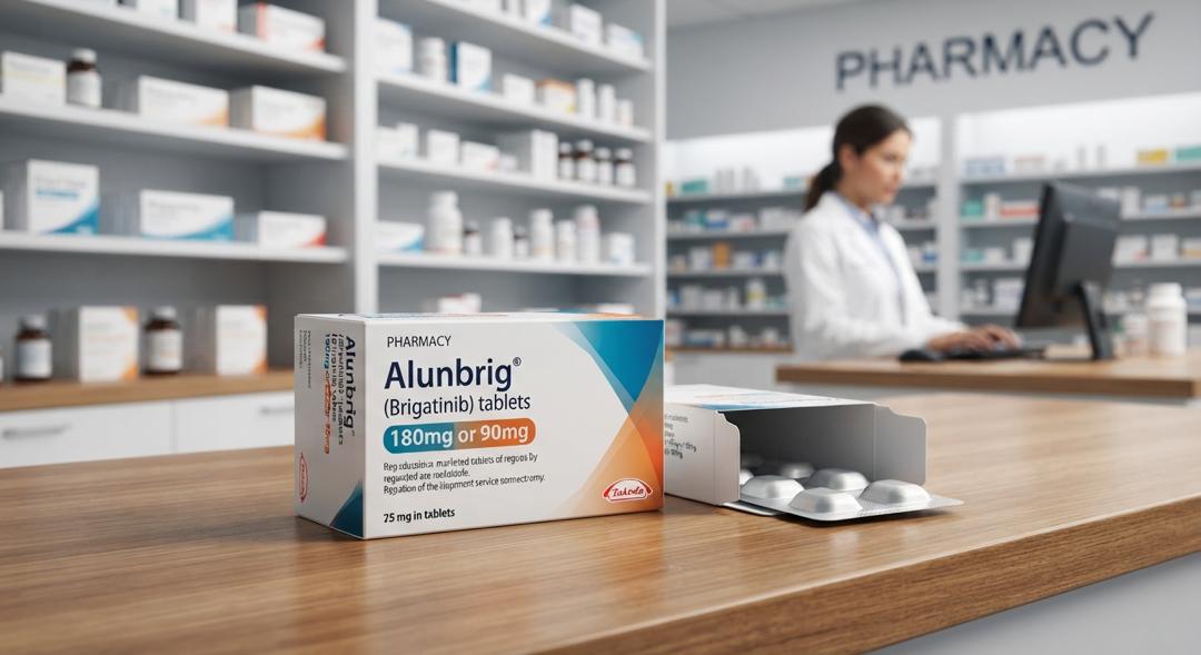 Alunbrig brigatinib 90mg 180mg tablets, Takeda Oncology, ALK-positive NSCLC targeted therapy