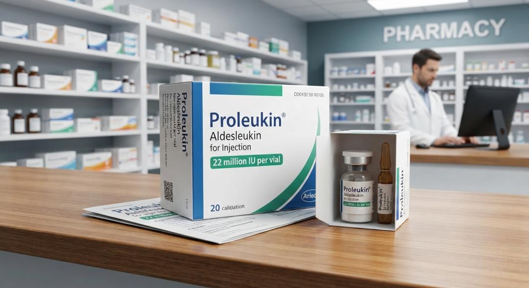 Proleukin aldesleukin for injection 22 million IU per vial, recombinant IL-2, oncology specialty pharmacy